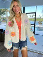 Blushing Blooms Cardigan-170 Cardigans- Simply Simpson's Boutique is a Women's Online Fashion Boutique Located in Jupiter, Florida