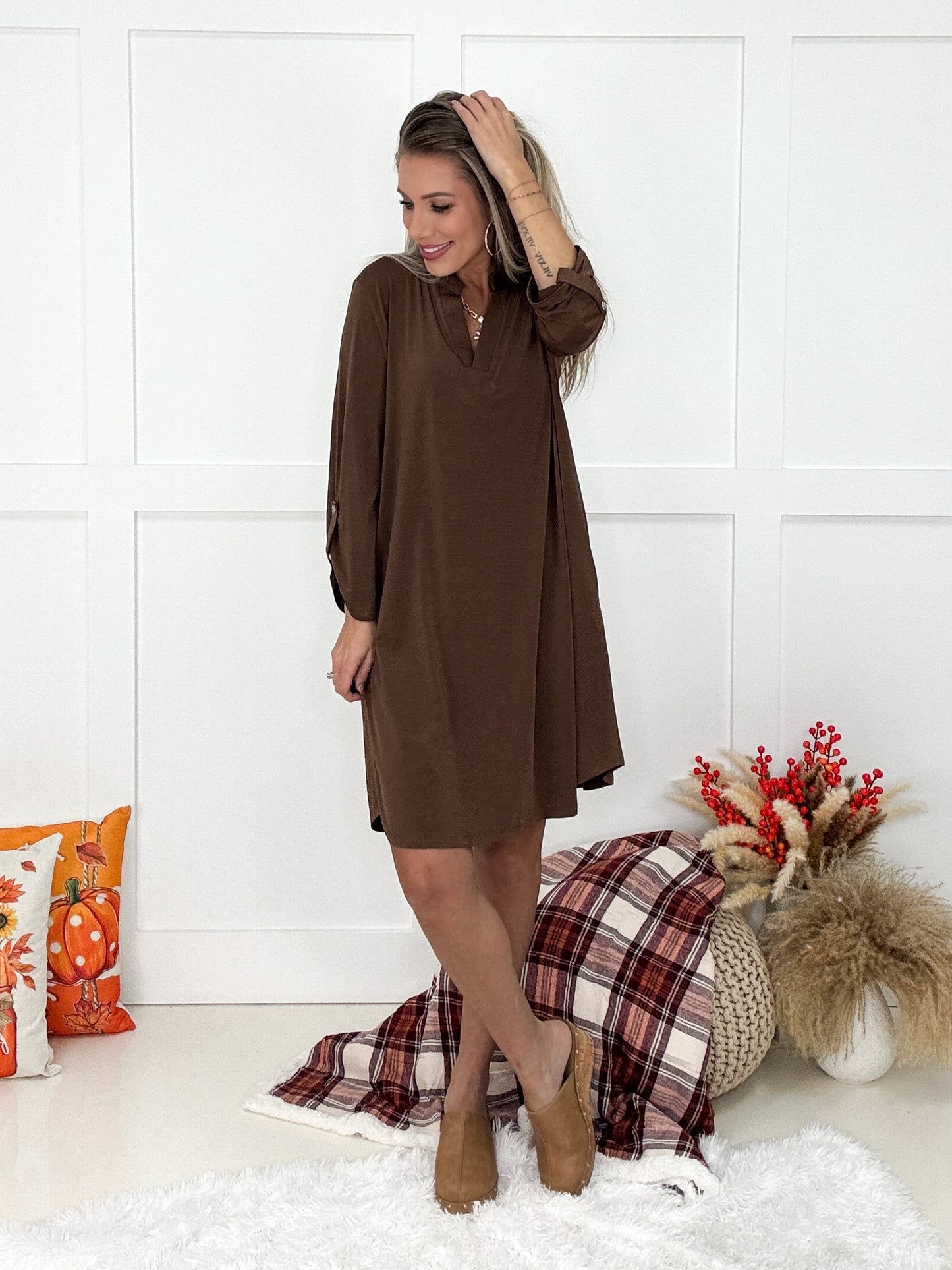 Dear Scarlett Fall Lizzy Dress-240 Dresses- Simply Simpson's Boutique is a Women's Online Fashion Boutique Located in Jupiter, Florida