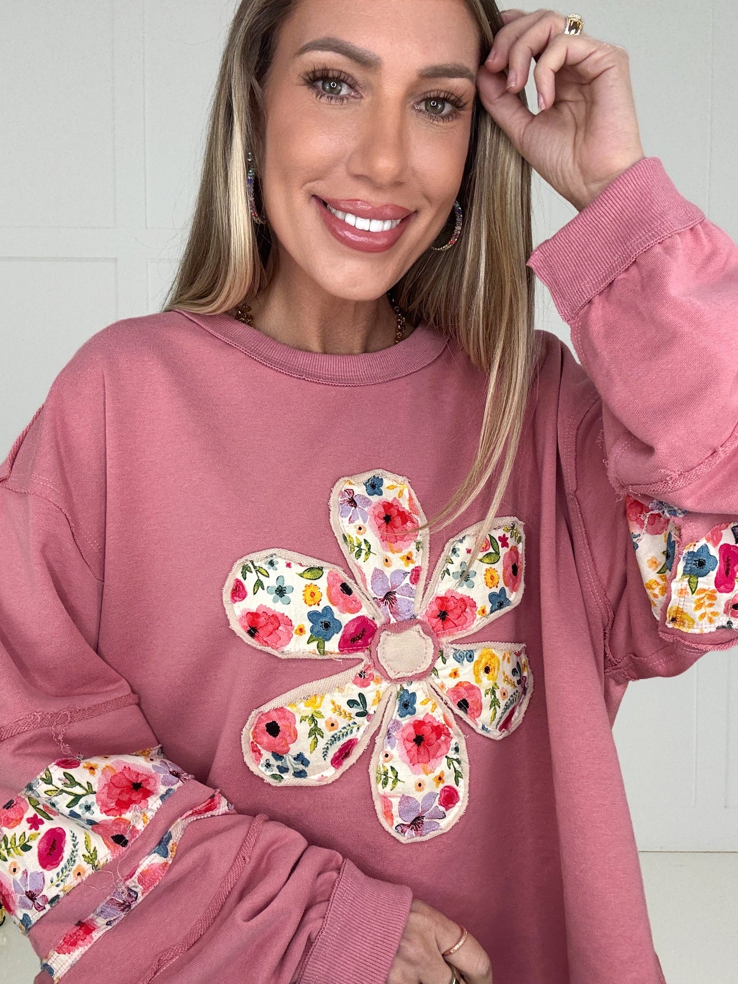 Fresh Blooms Pullover