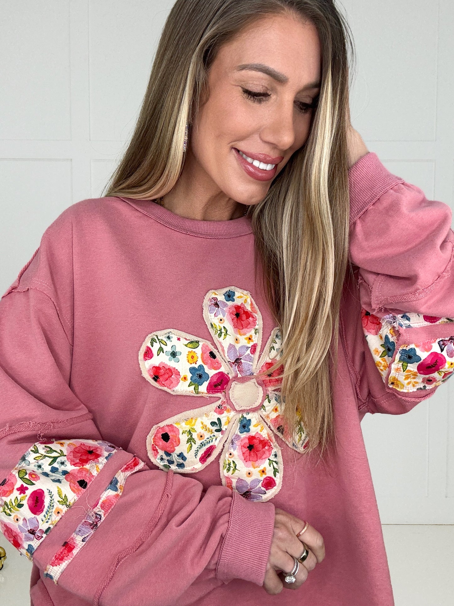 Fresh Blooms Pullover