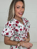 Scarlet Rose Garden Dress-240 Dresses- Simply Simpson's Boutique is a Women's Online Fashion Boutique Located in Jupiter, Florida