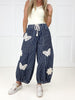 Free Spirit Butterfly Barrel Pants-210 Other Bottoms- Simply Simpson's Boutique is a Women's Online Fashion Boutique Located in Jupiter, Florida