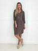 Dear Scarlett Inspire Me 3/4 Sleeve Dress-240 Dresses- Simply Simpson's Boutique is a Women's Online Fashion Boutique Located in Jupiter, Florida