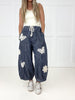 Free Spirit Butterfly Barrel Pants-210 Other Bottoms- Simply Simpson's Boutique is a Women's Online Fashion Boutique Located in Jupiter, Florida