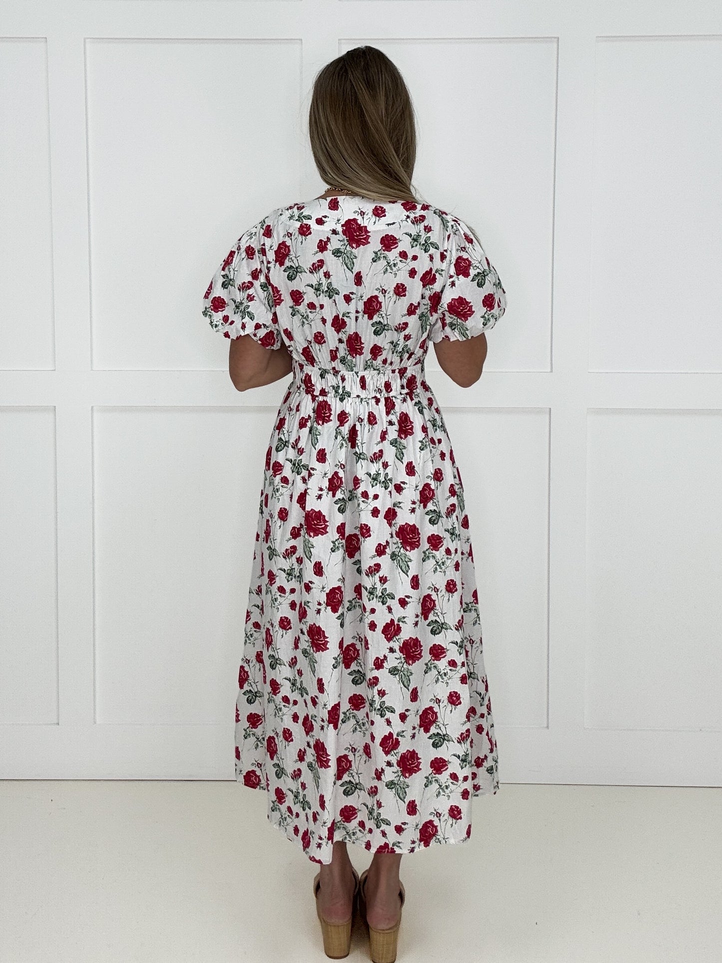 Scarlet Rose Garden Dress-240 Dresses- Simply Simpson's Boutique is a Women's Online Fashion Boutique Located in Jupiter, Florida