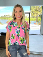 Dear Scarlett Dancing Days Short Sleeve Lizzy-100 Short Sleeves- Simply Simpson's Boutique is a Women's Online Fashion Boutique Located in Jupiter, Florida