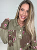 Olive Orchard Patchwork Top-110 Long Sleeves- Simply Simpson's Boutique is a Women's Online Fashion Boutique Located in Jupiter, Florida