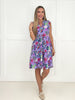 Dear Scarlett Lavender Tropics Tiered Flutter Sleeve Dress-240 Dresses- Simply Simpson's Boutique is a Women's Online Fashion Boutique Located in Jupiter, Florida