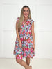 Dear Scarlett Tropical Bloom Tiered Flutter Sleeve Dress-240 Dresses- Simply Simpson's Boutique is a Women's Online Fashion Boutique Located in Jupiter, Florida