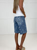 Mica Bermuda Daisy Shorts-190 Skirts/Shorts- Simply Simpson's Boutique is a Women's Online Fashion Boutique Located in Jupiter, Florida