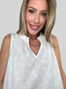 Dear Scarlett White Camellia Top-120 Sleeveless- Simply Simpson's Boutique is a Women's Online Fashion Boutique Located in Jupiter, Florida