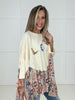 Love Letters Ivory Top-100 Short Sleeves- Simply Simpson's Boutique is a Women's Online Fashion Boutique Located in Jupiter, Florida