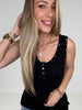 POL Black Everyday Studded Tank-120 Sleeveless- Simply Simpson's Boutique is a Women's Online Fashion Boutique Located in Jupiter, Florida