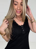 POL Black Everyday Studded Tank-120 Sleeveless- Simply Simpson's Boutique is a Women's Online Fashion Boutique Located in Jupiter, Florida