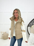 Queen Bee Puffer Vests (multiple colors)-180 Outerwear- Simply Simpson's Boutique is a Women's Online Fashion Boutique Located in Jupiter, Florida