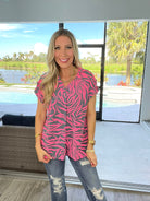 Dear Scarlett Wild Woman Short Sleeve Lizzy-100 Short Sleeves- Simply Simpson's Boutique is a Women's Online Fashion Boutique Located in Jupiter, Florida