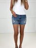 Judy Blue Starstruck Shorts-190 Skirts/Shorts- Simply Simpson's Boutique is a Women's Online Fashion Boutique Located in Jupiter, Florida