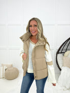 Queen Bee Puffer Vests (multiple colors)-180 Outerwear- Simply Simpson's Boutique is a Women's Online Fashion Boutique Located in Jupiter, Florida