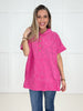 Pink Petal Pop Hoodie-100 Short Sleeves- Simply Simpson's Boutique is a Women's Online Fashion Boutique Located in Jupiter, Florida