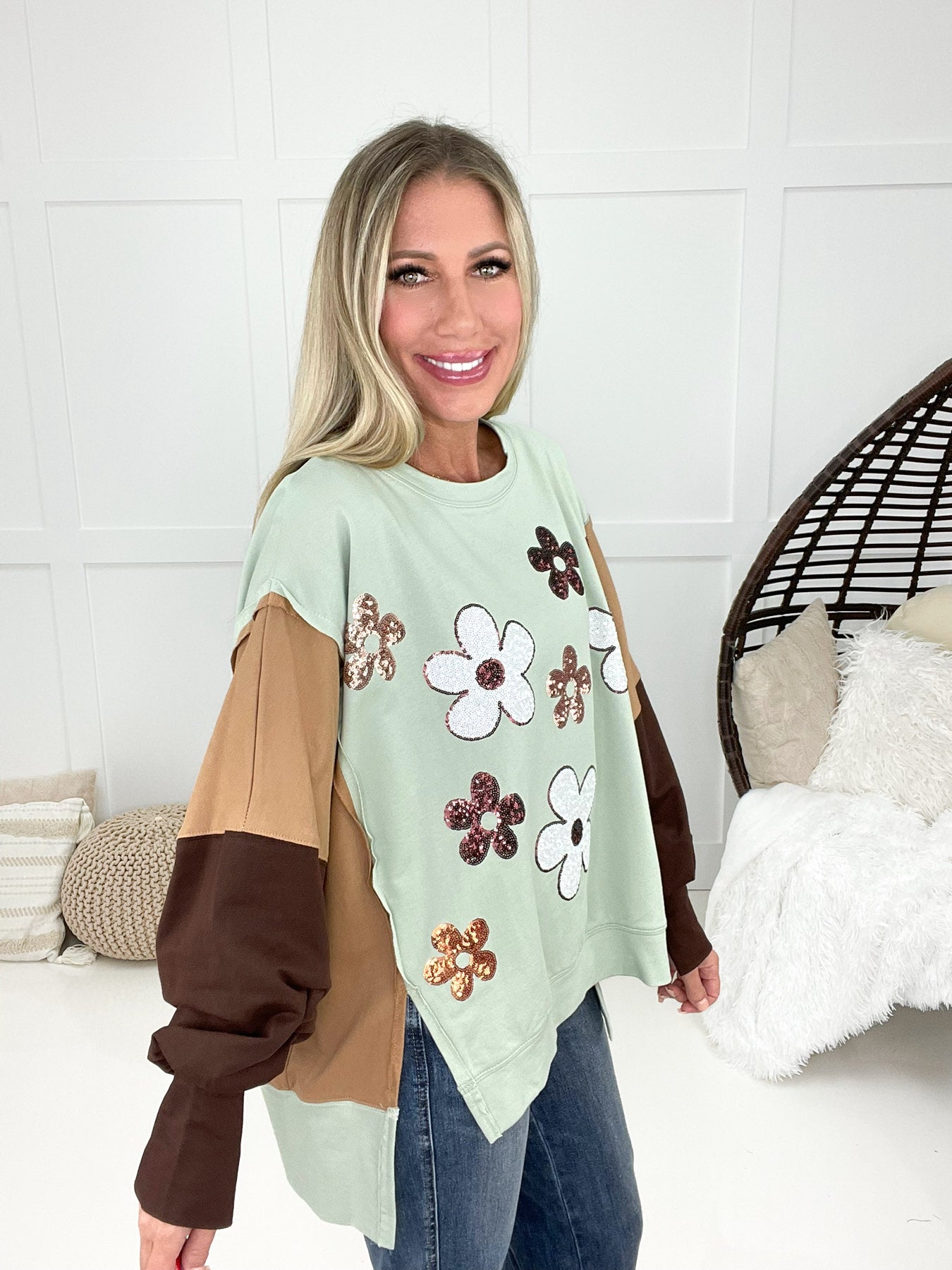 Daisy Lane Long Sleeve Top-150 Sweaters- Simply Simpson's Boutique is a Women's Online Fashion Boutique Located in Jupiter, Florida