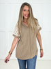 Coffee and Cream Top-100 Short Sleeves- Simply Simpson's Boutique is a Women's Online Fashion Boutique Located in Jupiter, Florida