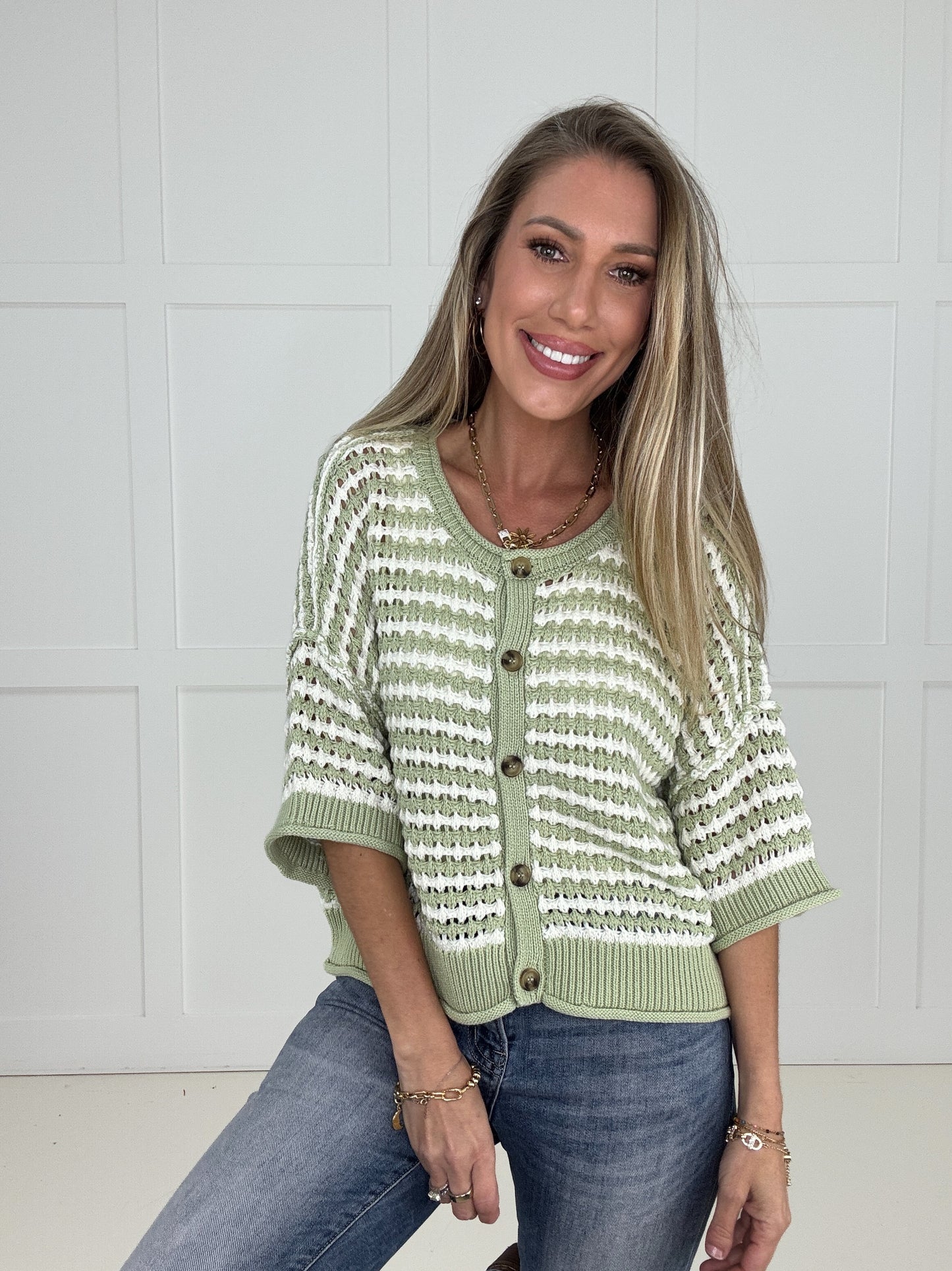 Sage Brunch Cardigan