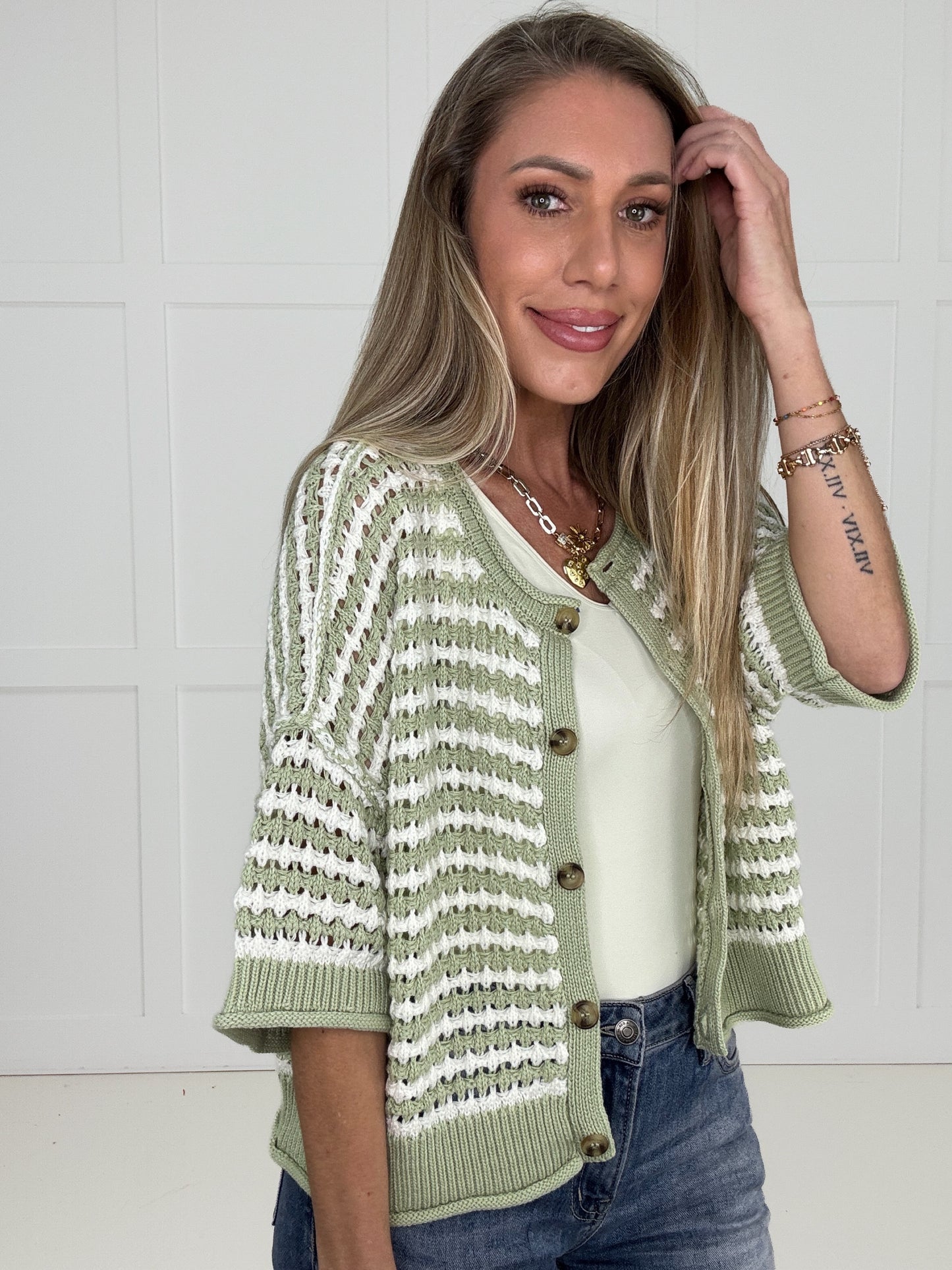 Sage Brunch Cardigan