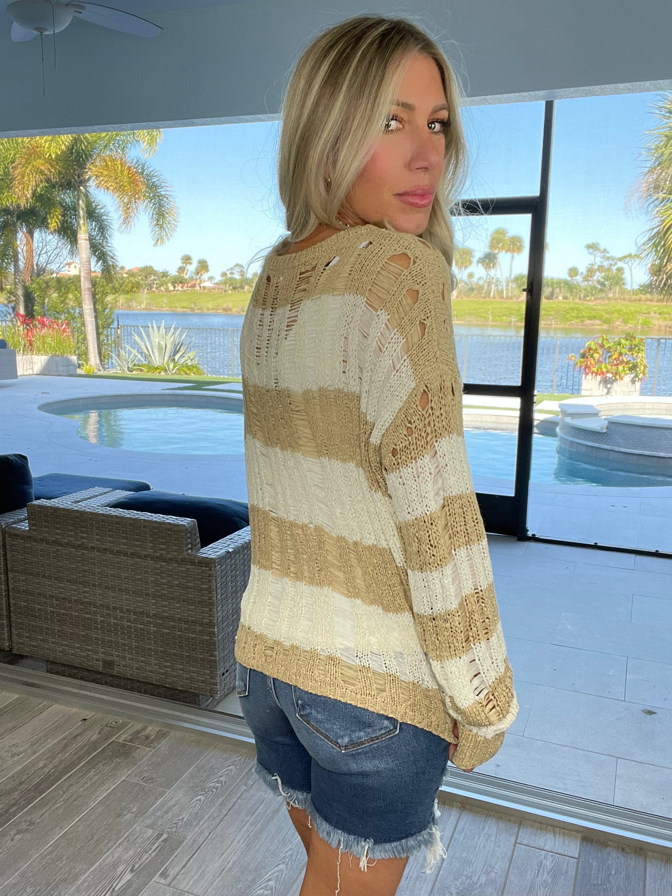 Driftwood Lightweight Knit Sweater-150 Sweaters- Simply Simpson's Boutique is a Women's Online Fashion Boutique Located in Jupiter, Florida