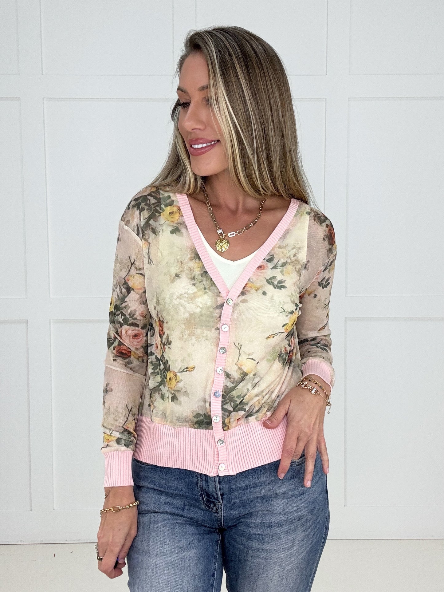 Blushing Rose Cardigan