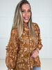 Cinnamon Skies Paisley Blouse-110 Long Sleeves- Simply Simpson's Boutique is a Women's Online Fashion Boutique Located in Jupiter, Florida