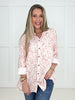 Blush Garden Button Up Top-110 Long Sleeves- Simply Simpson's Boutique is a Women's Online Fashion Boutique Located in Jupiter, Florida