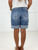 Risen Easy Breezy Cuffed Shorts-190 Skirts/Shorts- Simply Simpson's Boutique is a Women's Online Fashion Boutique Located in Jupiter, Florida