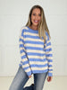 Blue Skies Stripe Sweater-150 Sweaters- Simply Simpson's Boutique is a Women's Online Fashion Boutique Located in Jupiter, Florida