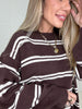 Espresso Lane Striped Sweater-150 Sweaters- Simply Simpson's Boutique is a Women's Online Fashion Boutique Located in Jupiter, Florida