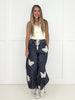 Free Spirit Butterfly Barrel Pants-210 Other Bottoms- Simply Simpson's Boutique is a Women's Online Fashion Boutique Located in Jupiter, Florida