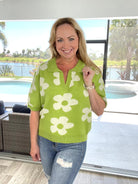 Love Shack Knit Top-100 Short Sleeves- Simply Simpson's Boutique is a Women's Online Fashion Boutique Located in Jupiter, Florida