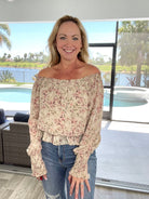 Flutterby Blouse-100 Short Sleeves- Simply Simpson's Boutique is a Women's Online Fashion Boutique Located in Jupiter, Florida