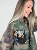 Veveret Midnight Camo Glam Jacket
