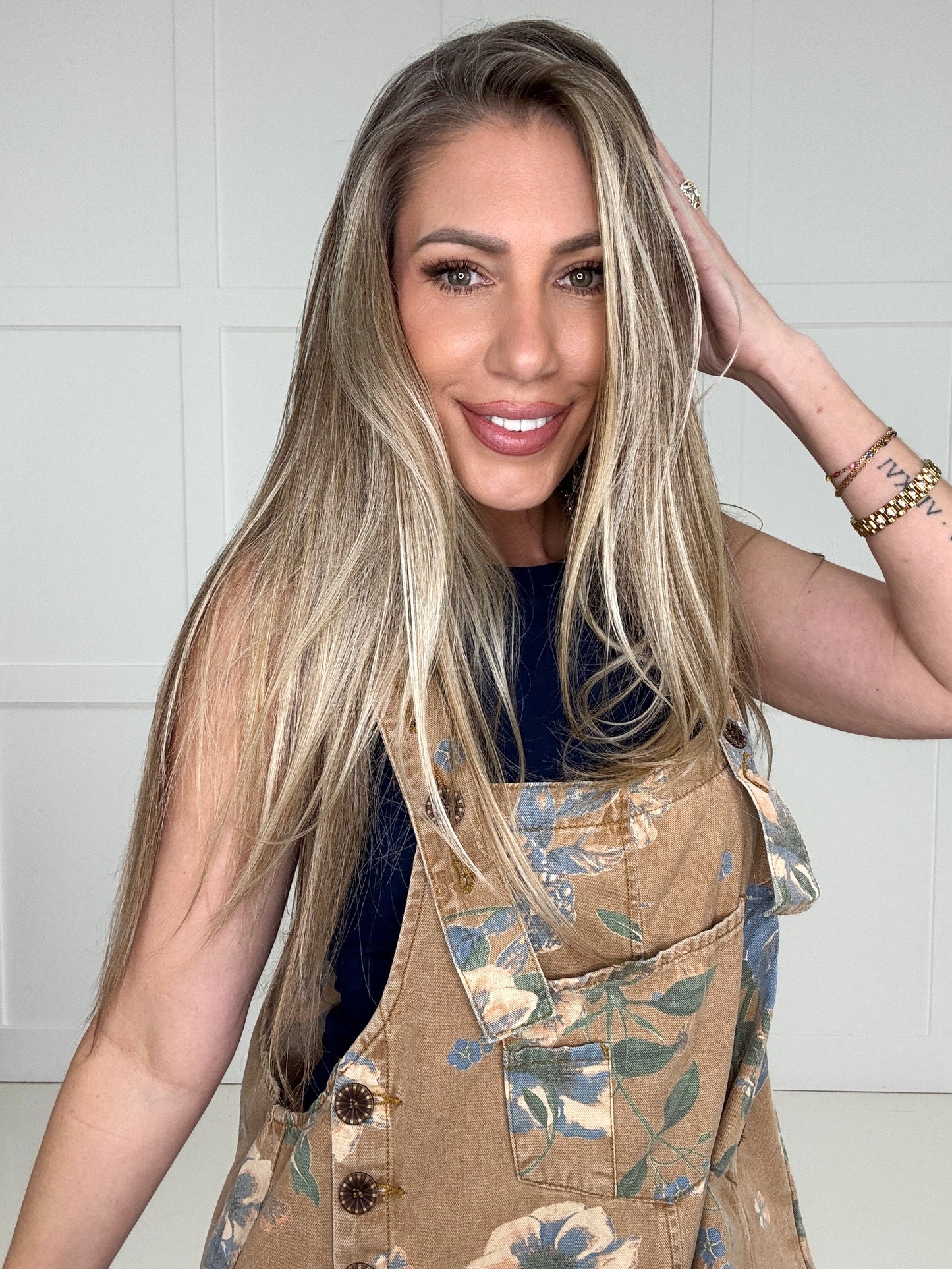 Mocha Bluebell Overalls