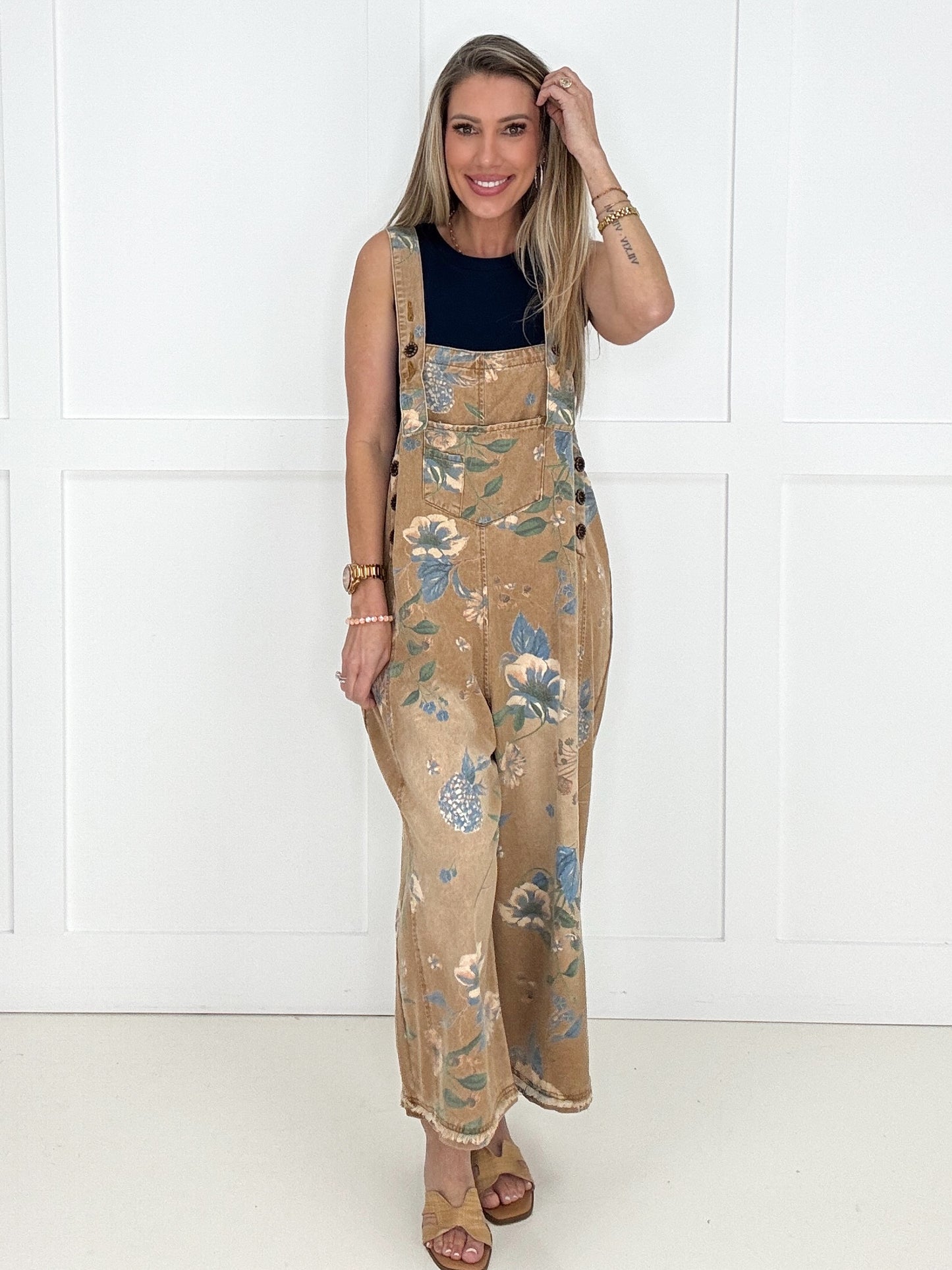 Mocha Bluebell Overalls