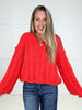POL Cozy Crush Orange Sweater-150 Sweaters- Simply Simpson's Boutique is a Women's Online Fashion Boutique Located in Jupiter, Florida