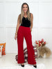 Dear Scarlett Red Executive Pants-180 Outerwear/Jackets- Simply Simpson's Boutique is a Women's Online Fashion Boutique Located in Jupiter, Florida