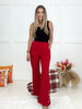 Dear Scarlett Red Executive Pants-180 Outerwear/Jackets- Simply Simpson's Boutique is a Women's Online Fashion Boutique Located in Jupiter, Florida
