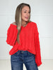 POL Cozy Crush Orange Sweater-150 Sweaters- Simply Simpson's Boutique is a Women's Online Fashion Boutique Located in Jupiter, Florida
