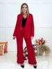 Dear Scarlett Red Executive Jacket-180 Outerwear/Jackets- Simply Simpson's Boutique is a Women's Online Fashion Boutique Located in Jupiter, Florida