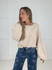 Cream Cloud Nine Balloon Sleeve Sweater