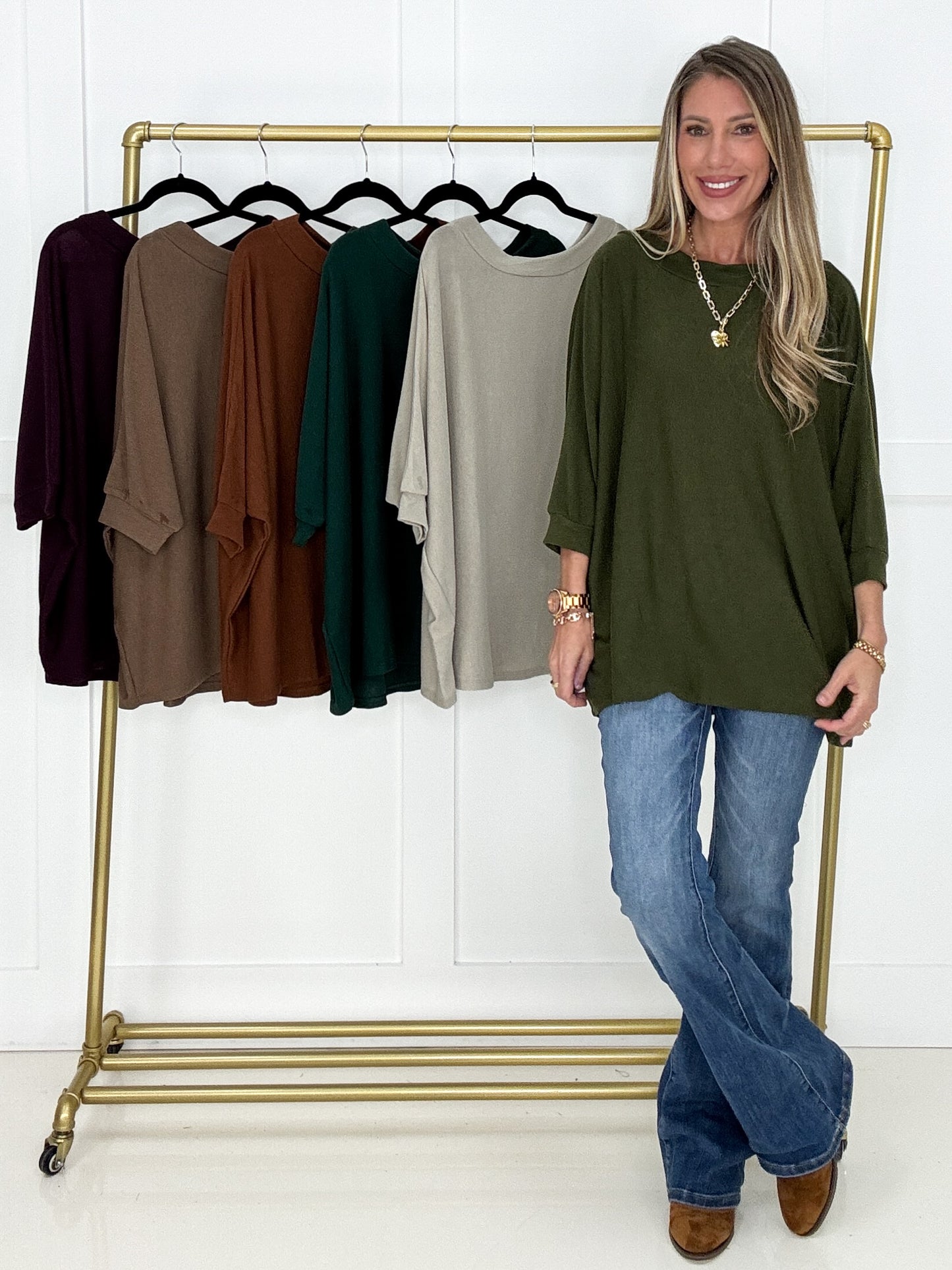 Dear Scarlett Larkin Top-110 Long Sleeves- Simply Simpson's Boutique is a Women's Online Fashion Boutique Located in Jupiter, Florida