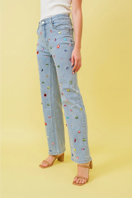 Crystal Crush Jeans(Restocking)-200 Jeans- Simply Simpson's Boutique is a Women's Online Fashion Boutique Located in Jupiter, Florida
