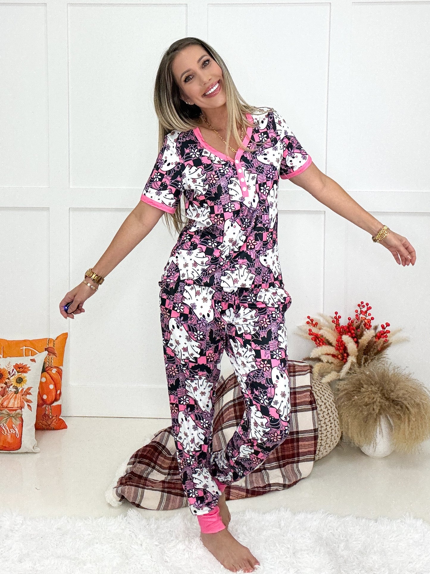 Simply Simpson Halloween Pajama Collection-220 Lounge wear/Pajamas- Simply Simpson's Boutique is a Women's Online Fashion Boutique Located in Jupiter, Florida