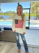 Patriotic Babe Sweaters-150 Sweaters- Simply Simpson's Boutique is a Women's Online Fashion Boutique Located in Jupiter, Florida